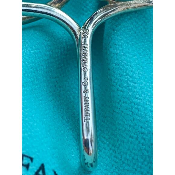 Tiffany & Co Elsa Peretti Infinity Cross Pendant Necklace-18" - Picture 4 of 9